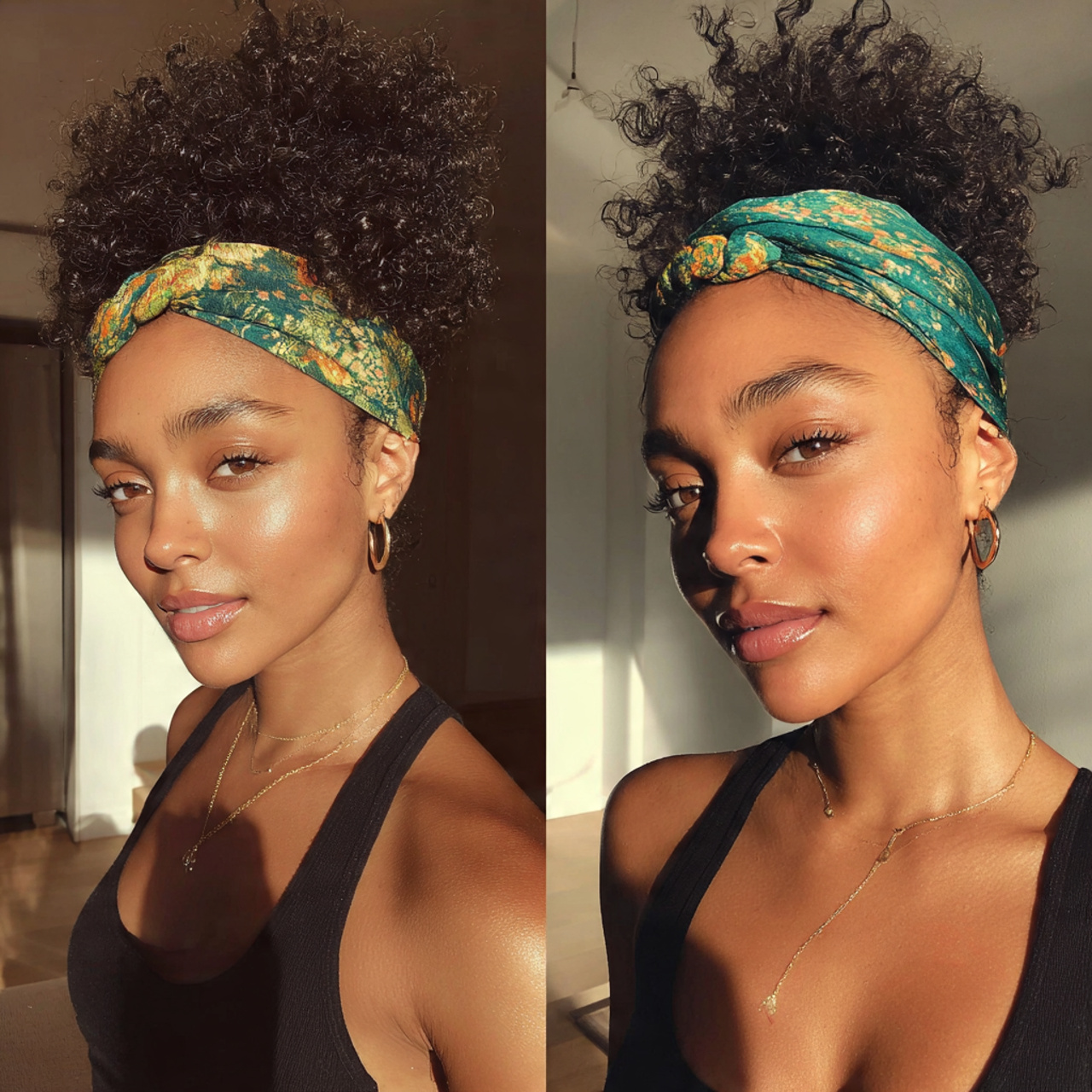 14 Curly Hairstyles with Headbands That Will Instantly Upgrade Your Look (Zero Effort, All Style) 5 High Puff + Sporty Headband