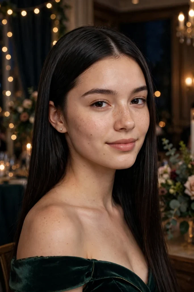 14 Homecoming Hairstyles Ideas Matched to Your Dress Vibe 2 homecoming 01 sleek middle straight