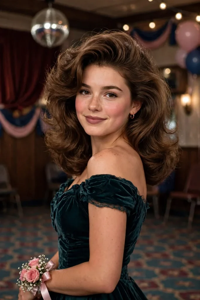 14 Homecoming Hairstyles Ideas Matched to Your Dress Vibe 5 homecoming 04 90s blowout
