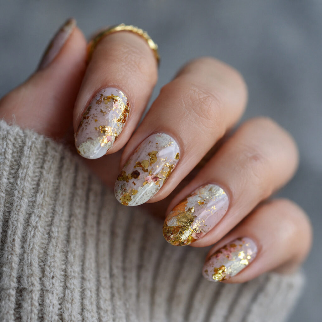 17 Gold Summer Nails That Scream “Main Character Energy” (Because Basic Just Isn’t It) 3 image 1046713271861141