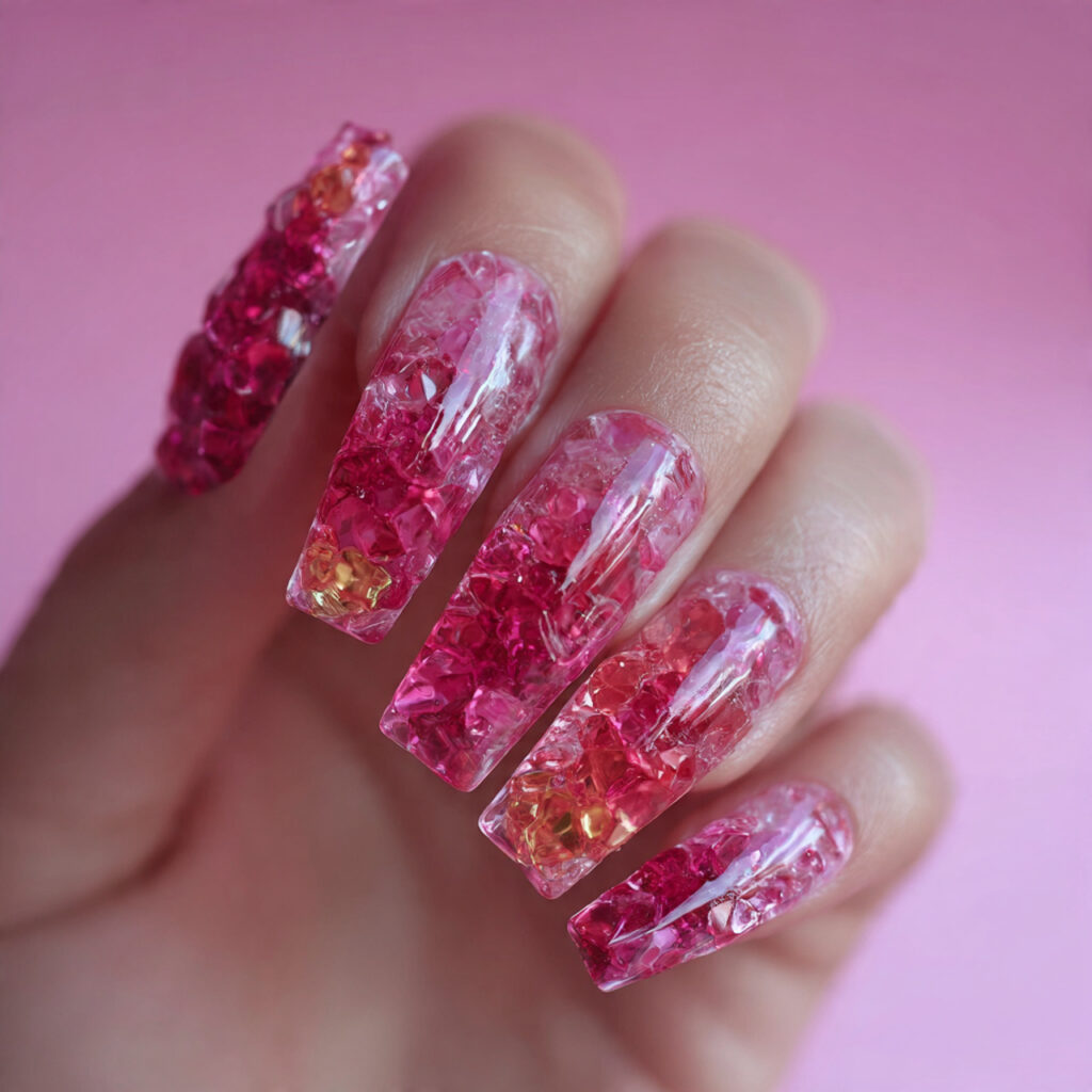 14 Summer Almond Nails That Are So Cute You’ll Want a New Set Every Week 10 jelly nails