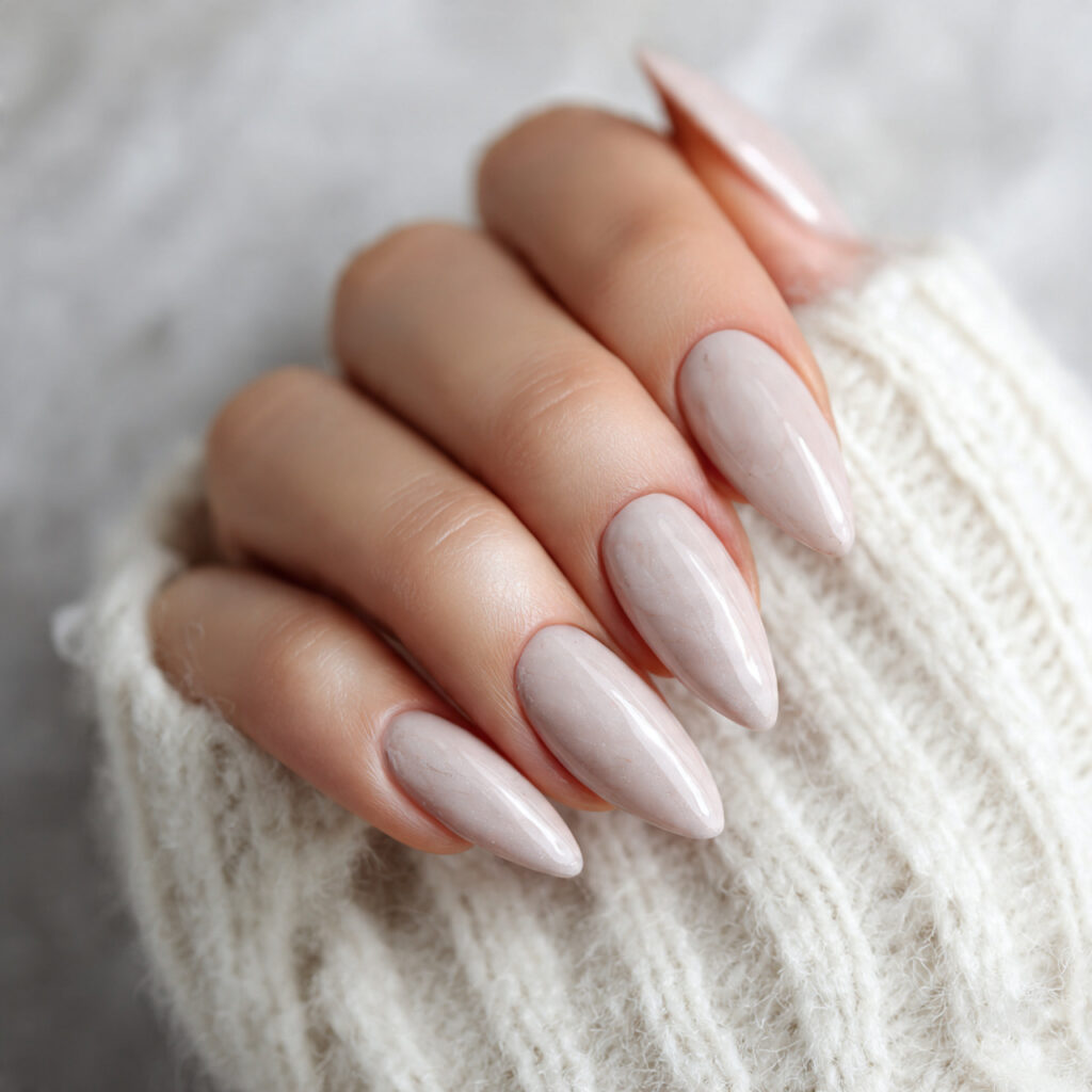 18 Long Summer Nails That Will Have You Booking a Salon Appointment ASAP 6 long almond milky white nails