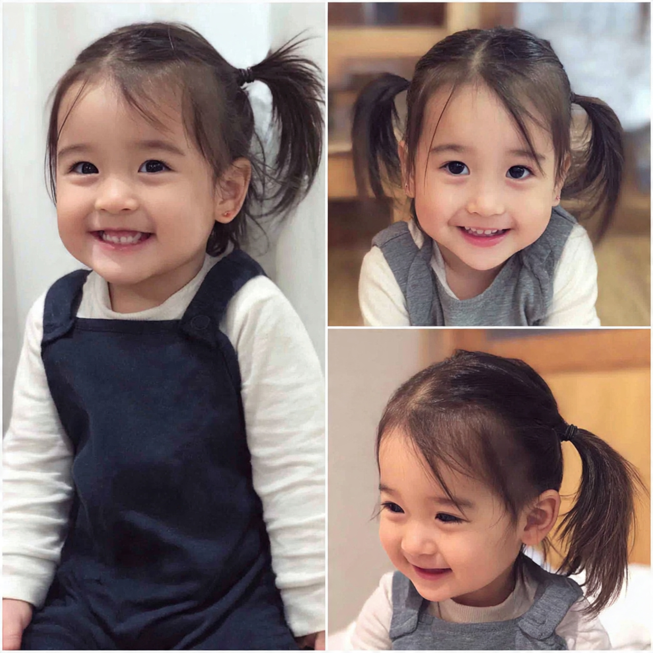 15 Baby Hairstyles Ideas for Short, Fine, and Curly Hair 11 low baby ponytail for baby hairstyles