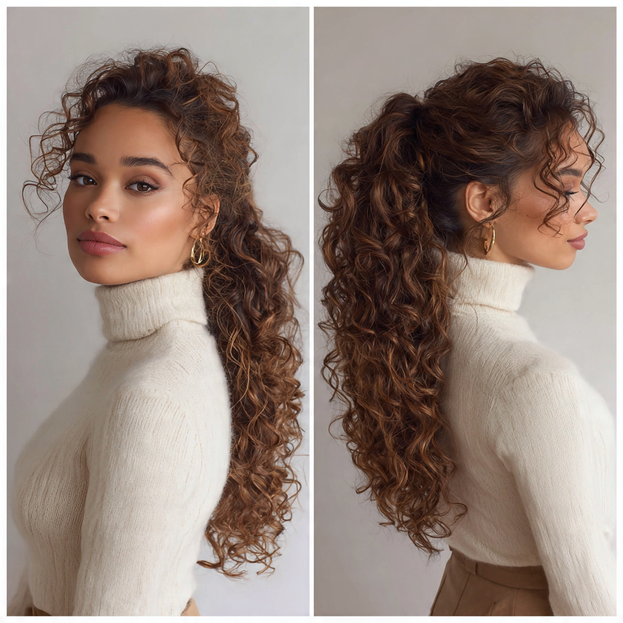 17 Curly Hairstyles Ideas That’ll Instantly Upgrade Your Look (No Bad Hair Days Allowed) 10 Low Curly Ponytail