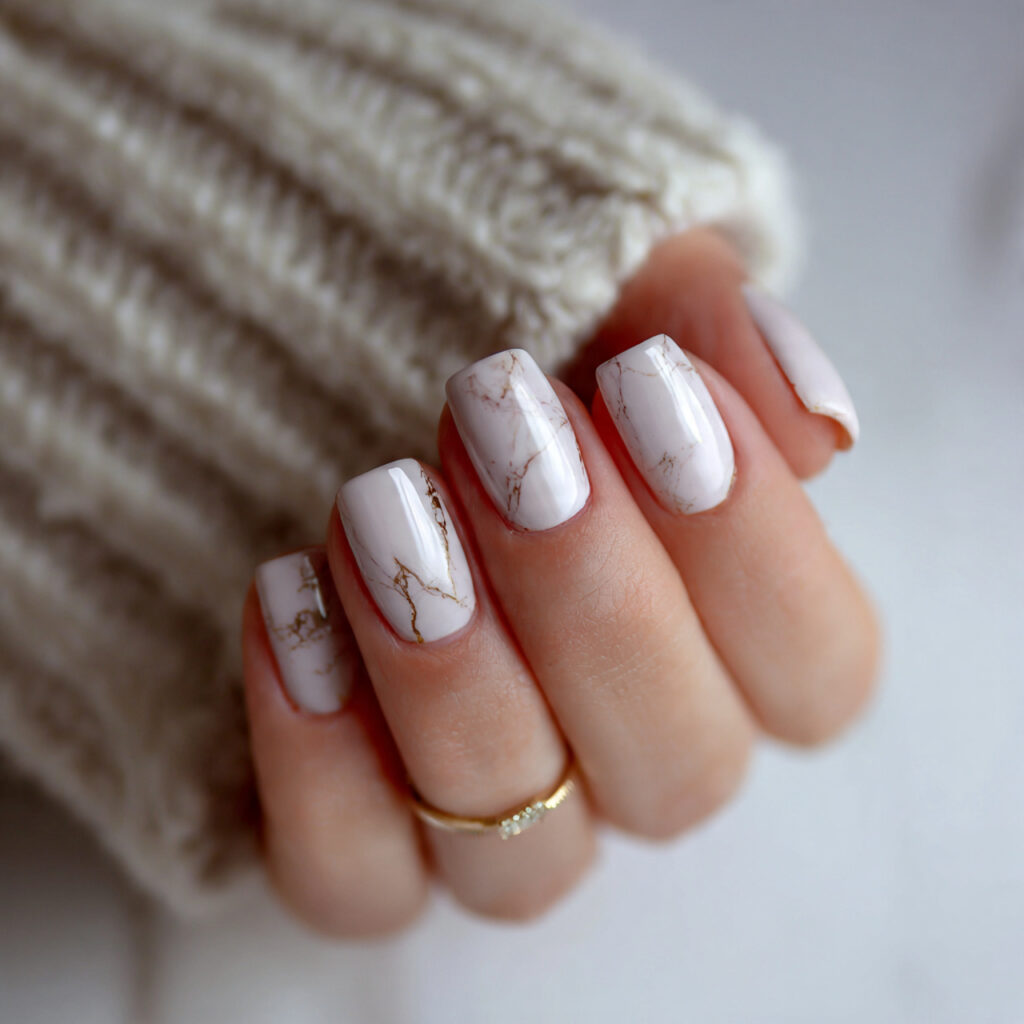 14 Summer Nails Square Ideas That Are So Chic, You’ll Want Them All 5 milky square nails