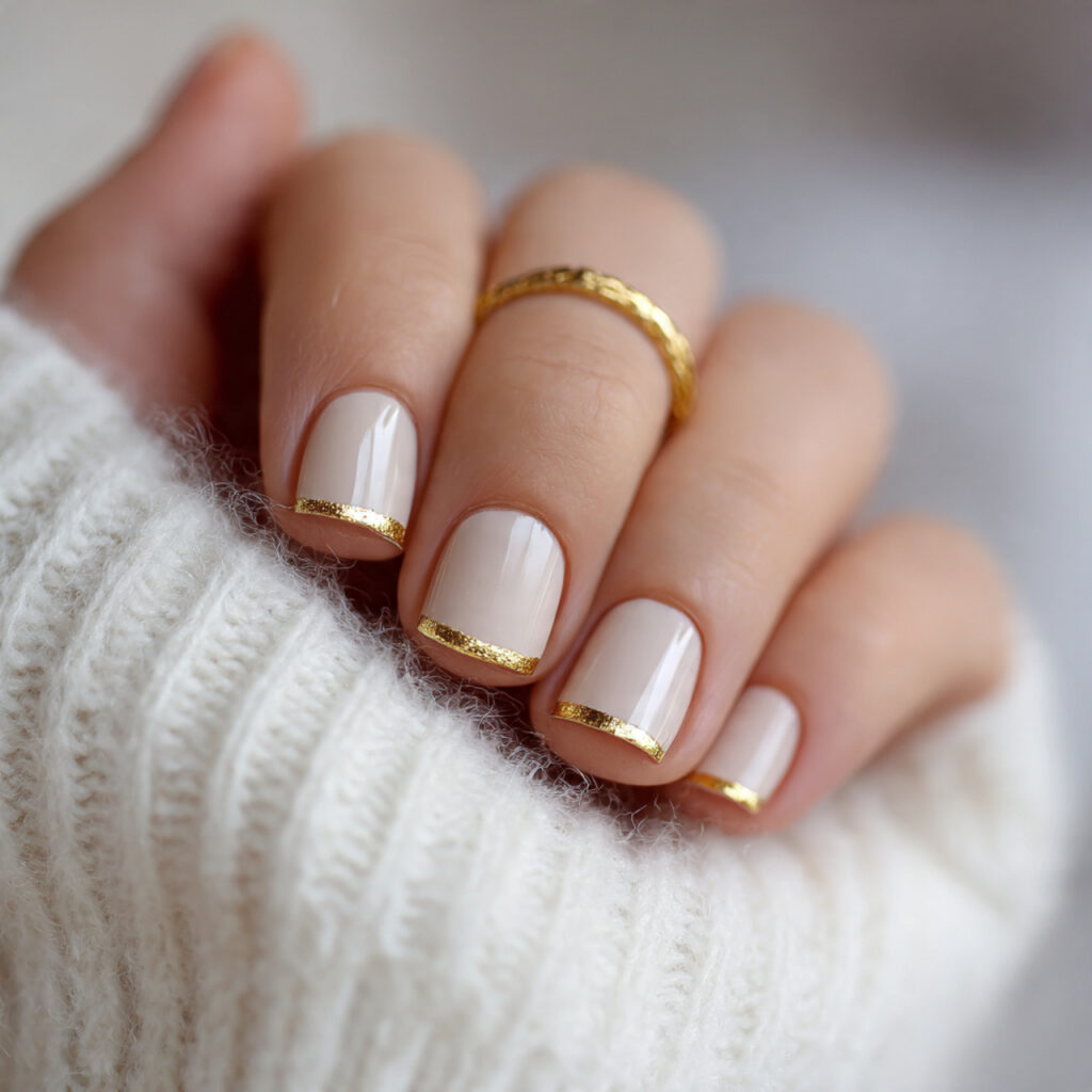 15 Summer Nail Ideas That Are About to Blow Up (And Yes, You’ll Want Them All ) 7 minimalist gold accents nails