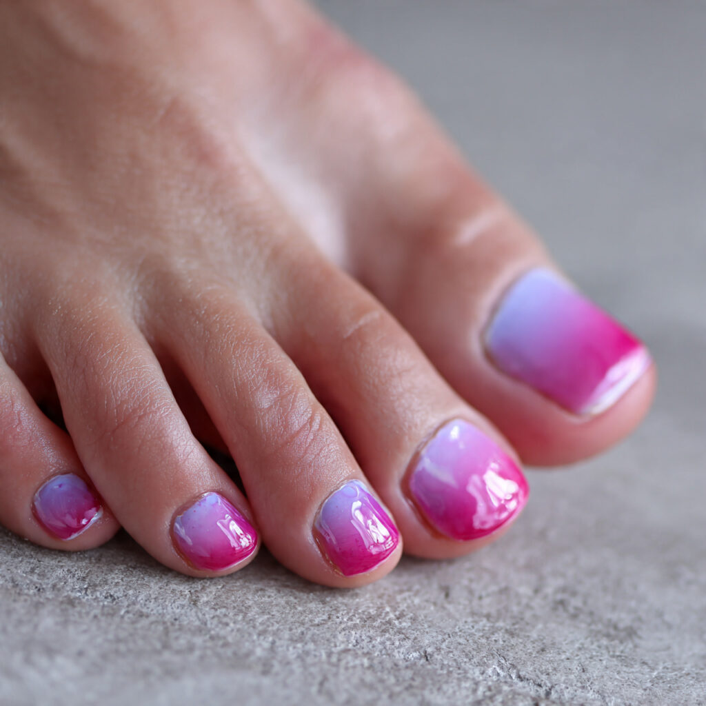 15 Summer Toe Nails That’ll Instantly Upgrade Your Vibe (Yes, Even in Flip-Flops) 10 ombre fade toe nails
