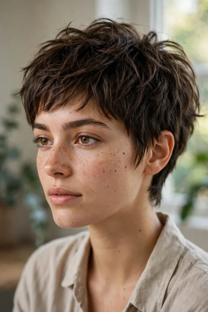 14 Pixie Hairstyle Ideas for Every Reason You Want to Go Short 4 pixie 03 wash and go textured