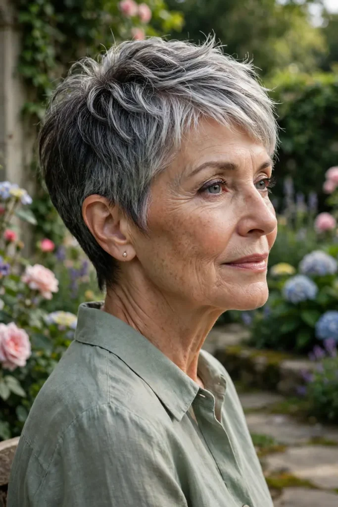 14 Pixie Hairstyle Ideas for Every Reason You Want to Go Short 14 pixie 13 salt pepper transition