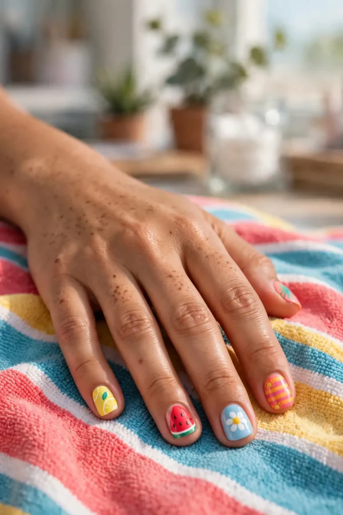 16 Short Summer Nails: Proof That Great Things Come in Small Lengths 2 s00 short summer nails