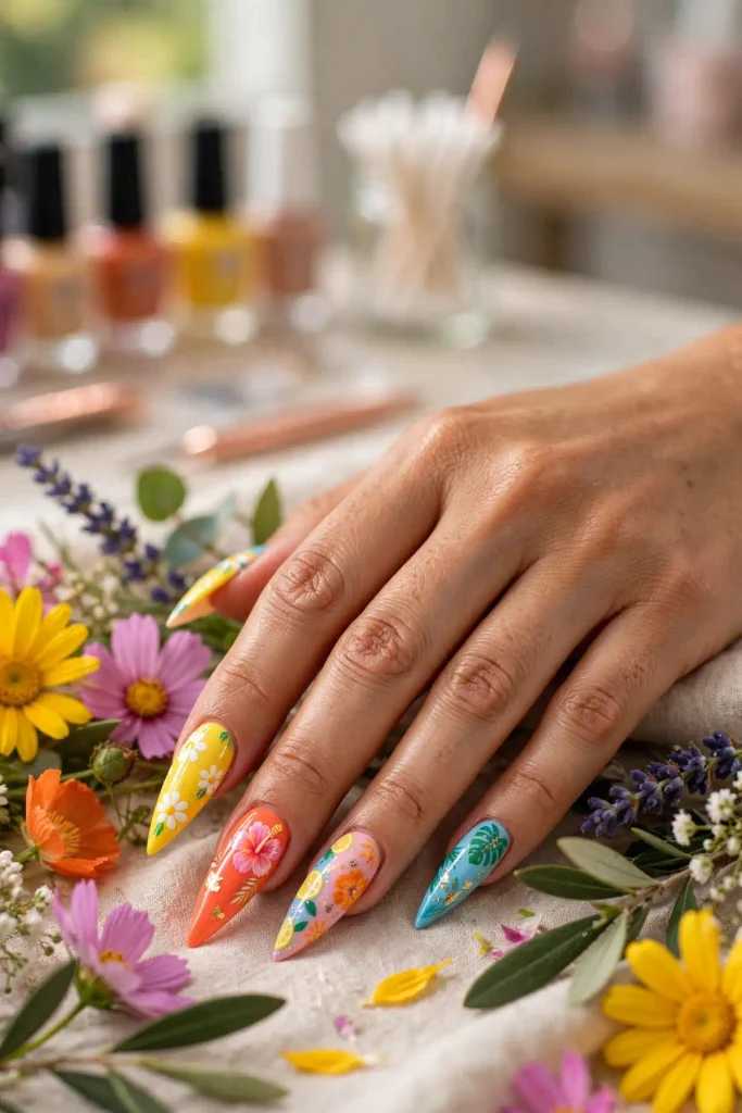 18 Stiletto Summer Nails: The Sharpest Shape of the Season 2 s00 stiletto summer nails