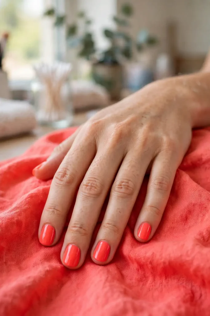 16 Short Summer Nails: Proof That Great Things Come in Small Lengths 3 s01 coral crush