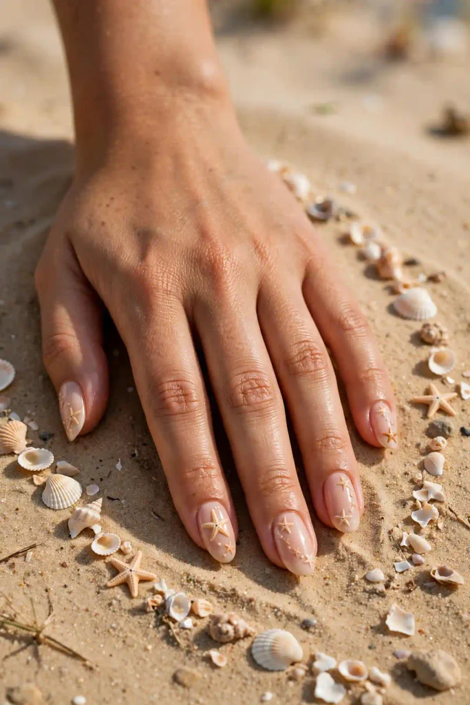 17 Starfish Summer Nails: A Tide Pool on Your Fingertips 7 s05 starfish trail