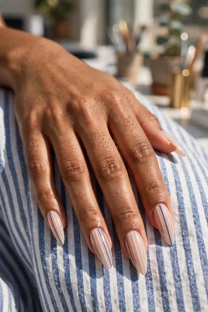 18 Long Summer Nails: Maximum Length, Maximum Impact 12 s10 vertical pin stripes
