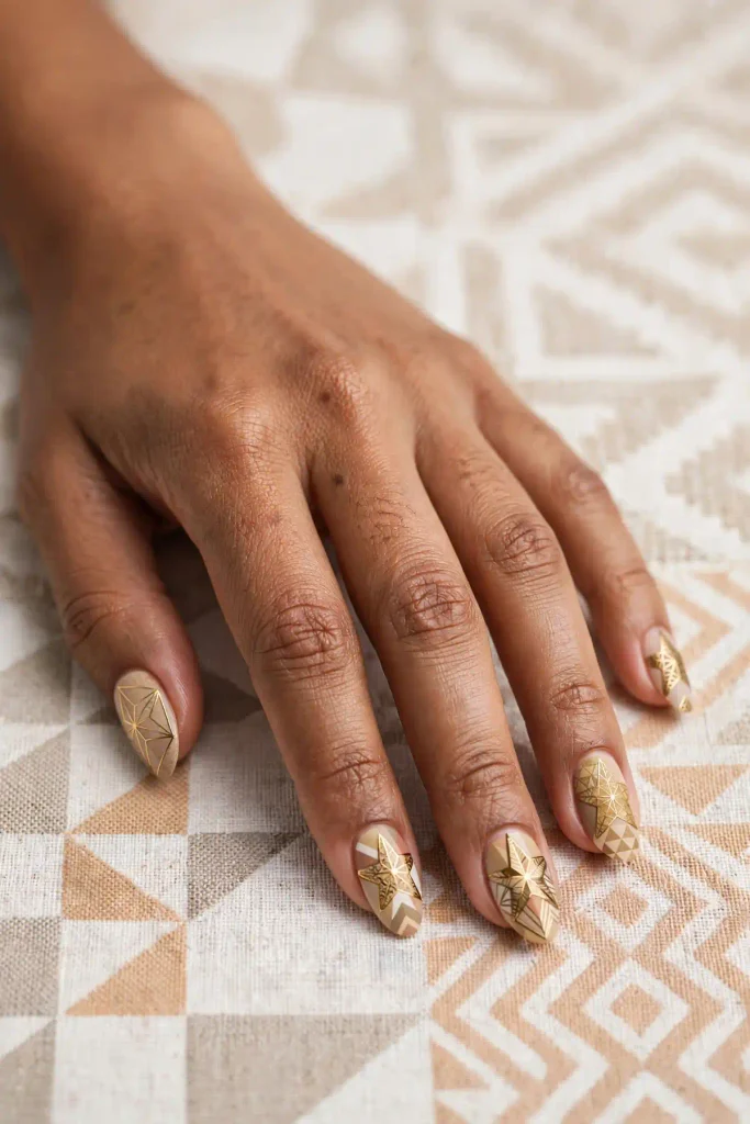 17 Starfish Summer Nails: A Tide Pool on Your Fingertips 16 s14 geometric starfish