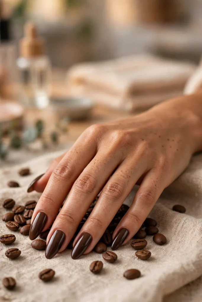 18 Long Summer Nails: Maximum Length, Maximum Impact 19 s17 espresso elegance