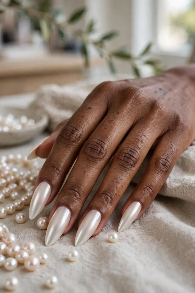 18 Long Summer Nails: Maximum Length, Maximum Impact 20 s18 pearl finish