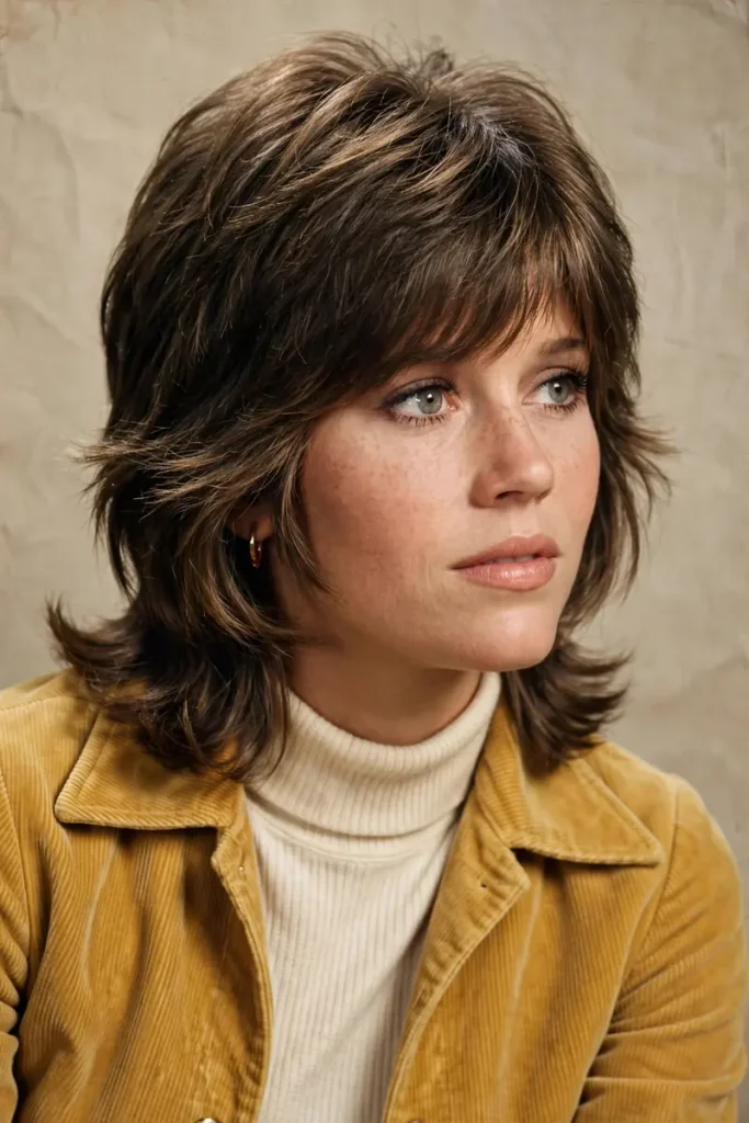 16 Shag Hairstyle Ideas Traced Back to the Decade That Actually Invented Them 2 shag 01 jane fonda