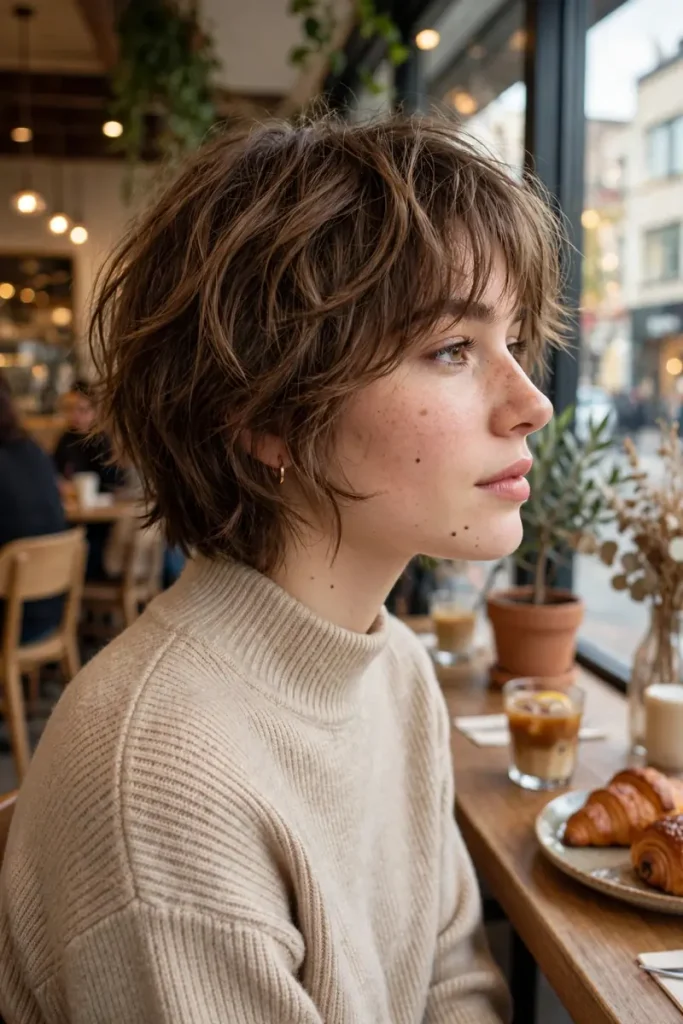 16 Shag Hairstyle Ideas Traced Back to the Decade That Actually Invented Them 17 shag 16 shaggy bob hybrid