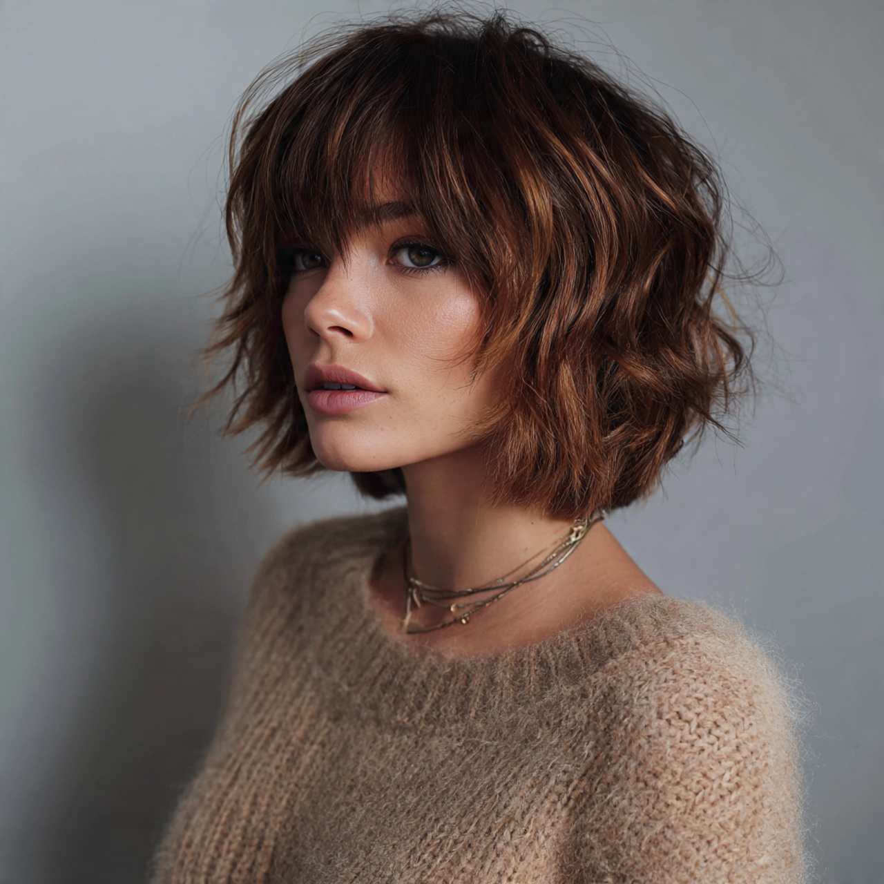 16 Choppy Bob Hairstyle Ideas That Instantly Make You Look Cooler (No Effort Required) 11 shaggy choppy bob