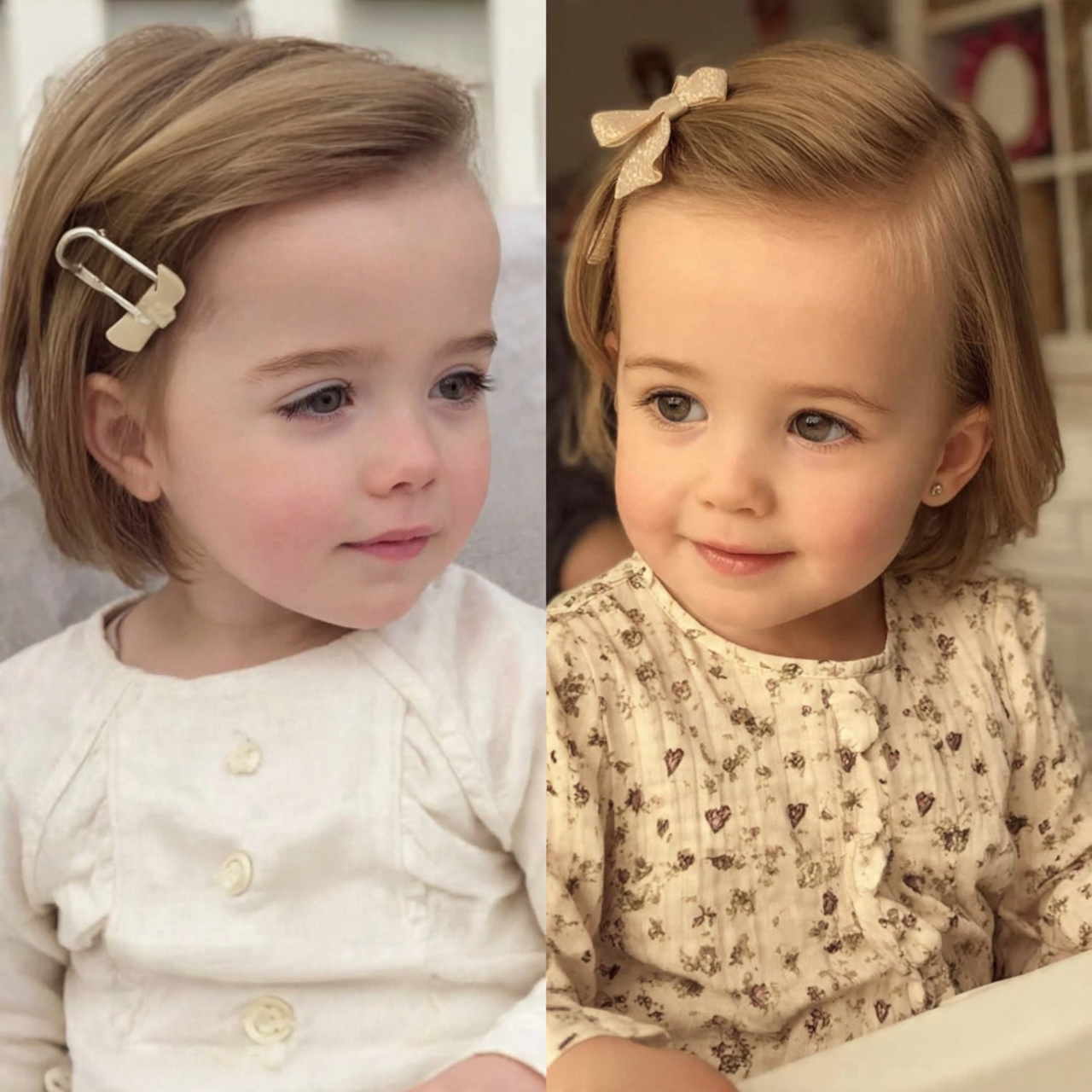 15 Baby Hairstyles Ideas for Short, Fine, and Curly Hair 8 side part with clip for baby hairstyles