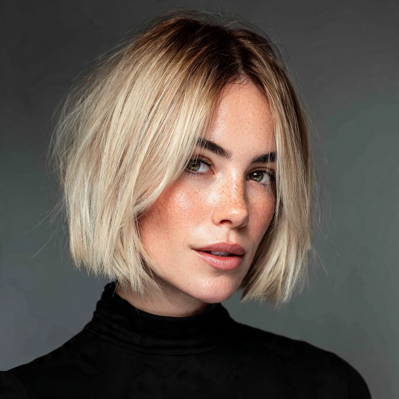 16 Choppy Bob Hairstyle Ideas That Instantly Make You Look Cooler (No Effort Required) 12 sleek choppy bob
