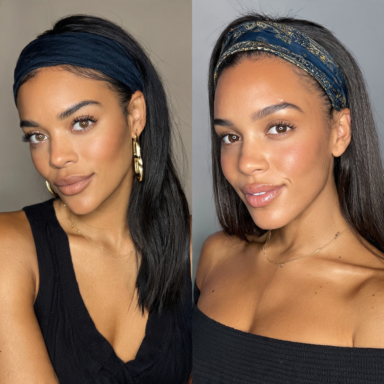 14 Curly Hairstyles with Headbands That Will Instantly Upgrade Your Look (Zero Effort, All Style) 10 Sleek Edges + Wide Headband