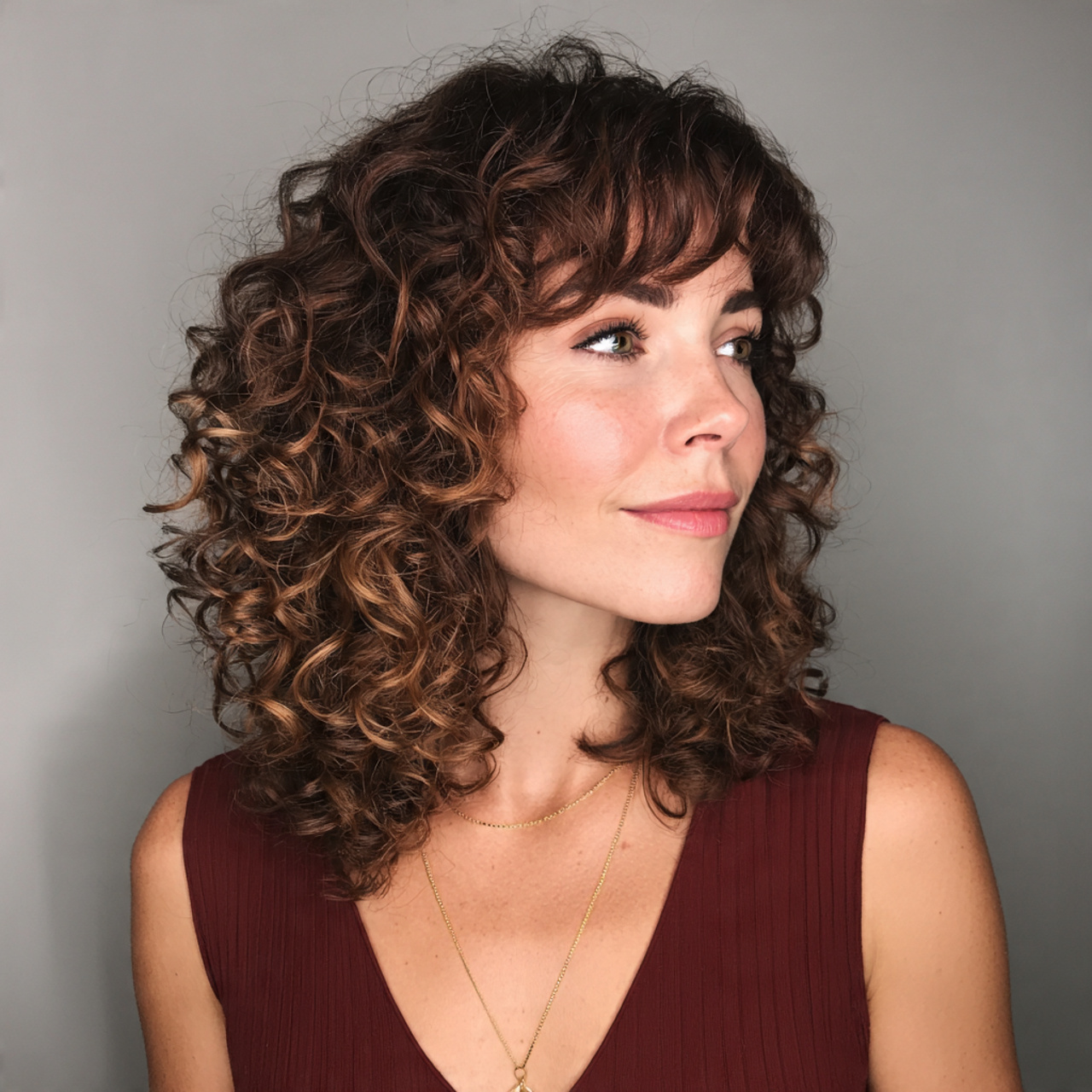 16 Curly Hairstyles Down That Are Seriously Effortless (and Low-Key Gorgeous) 12 Sleek Top, Curly Lengths