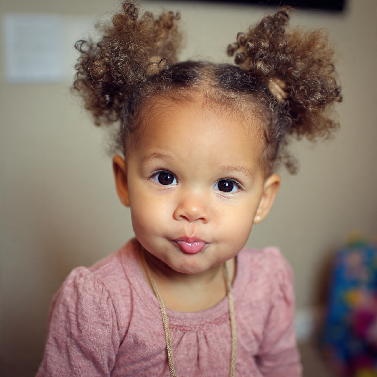 15 Baby Hairstyles Ideas for Short, Fine, and Curly Hair 4 soft double puffs for baby hairstyles