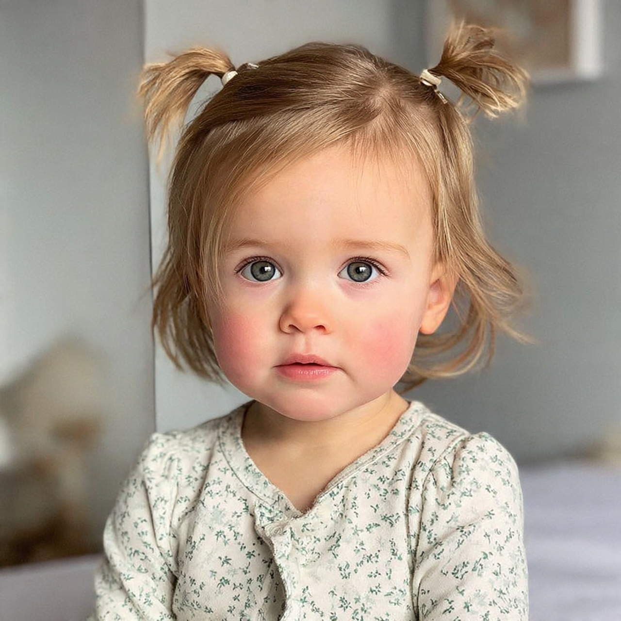 15 Baby Hairstyles Ideas for Short, Fine, and Curly Hair 7 tiny front sprout ponytail for baby hairstyles