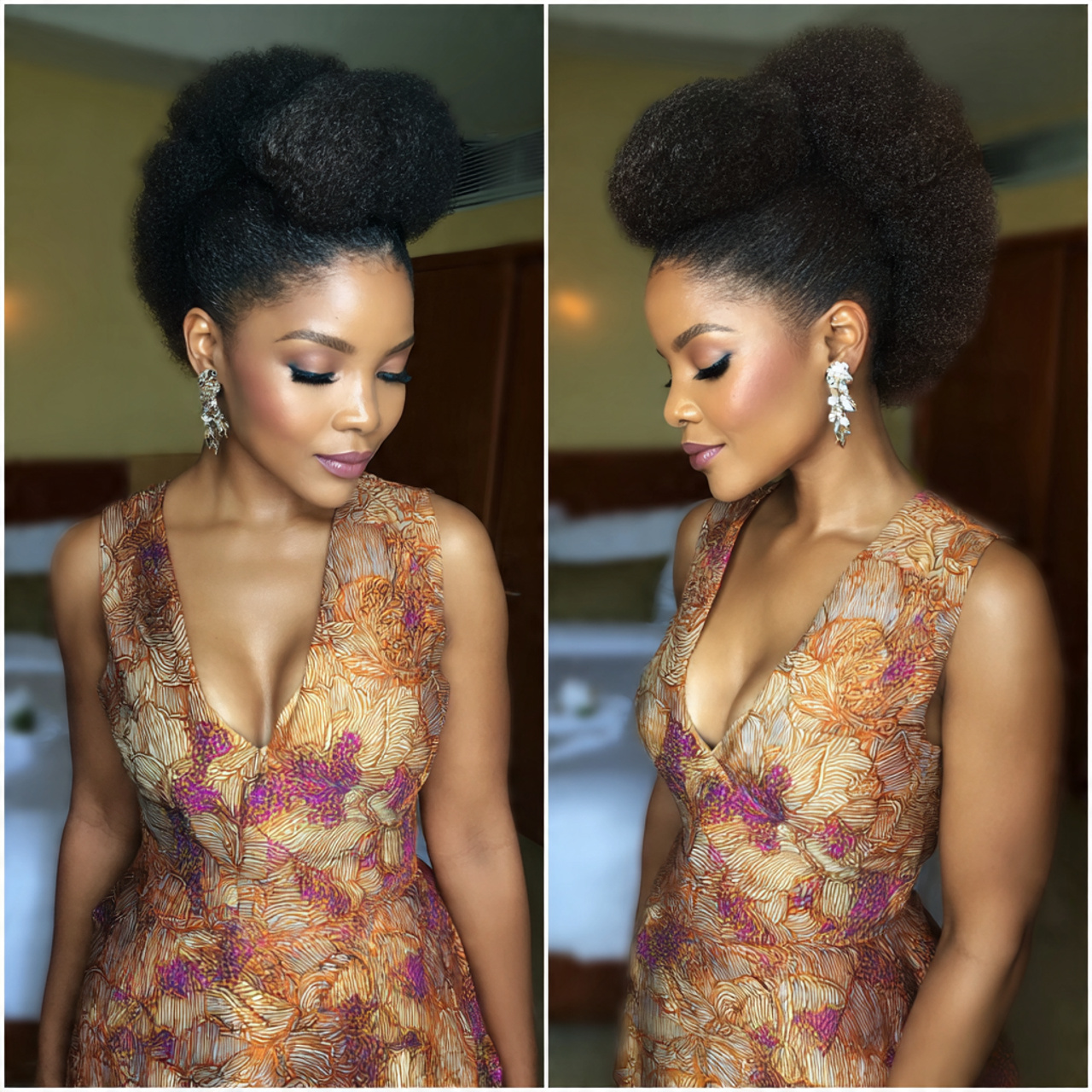 17 Slick Back Curly Hairstyles That Will Instantly Upgrade Your Look (Effortless Chic Alert) 12 Voluminous Slick Back Afro