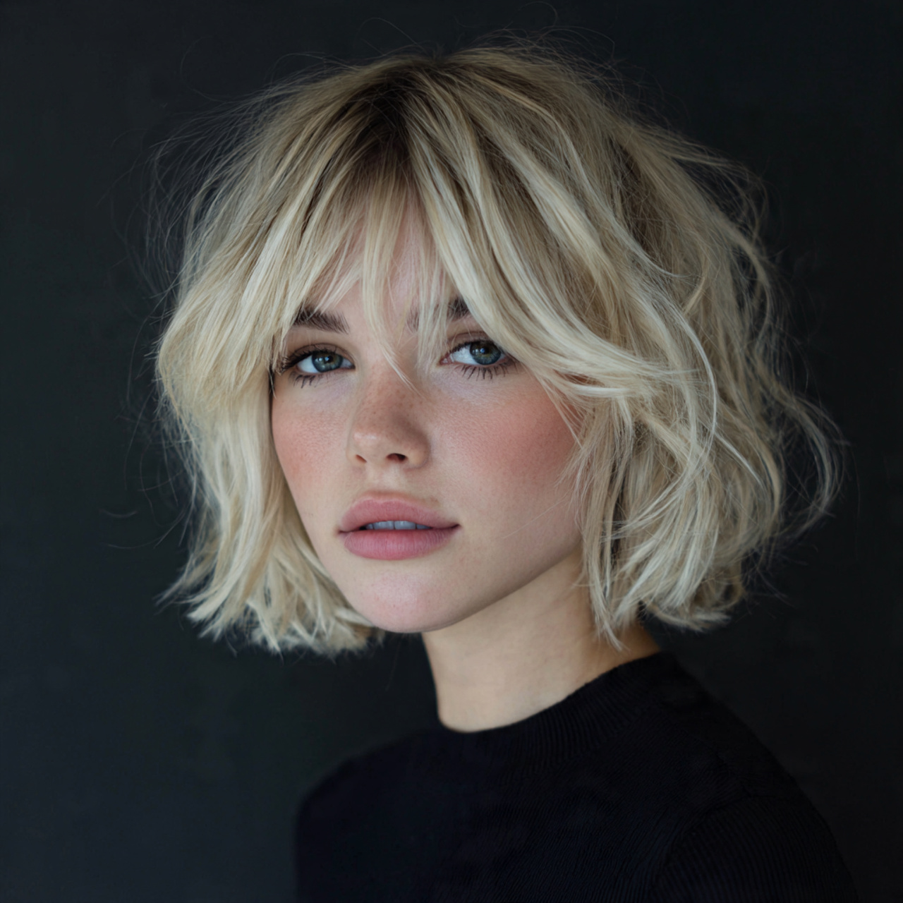 16 Choppy Bob Hairstyle Ideas That Instantly Make You Look Cooler (No Effort Required) 14 wavy choppy bob
