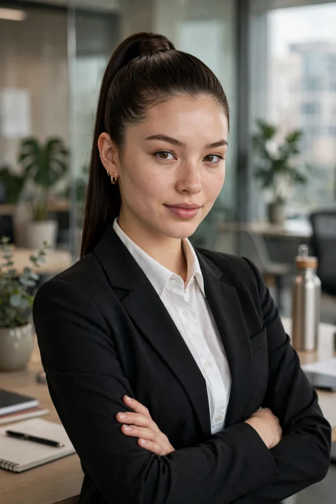 16 Work Hairstyle Ideas, Chosen for the Job You Actually Do 12 work 11 sleek high ponytail