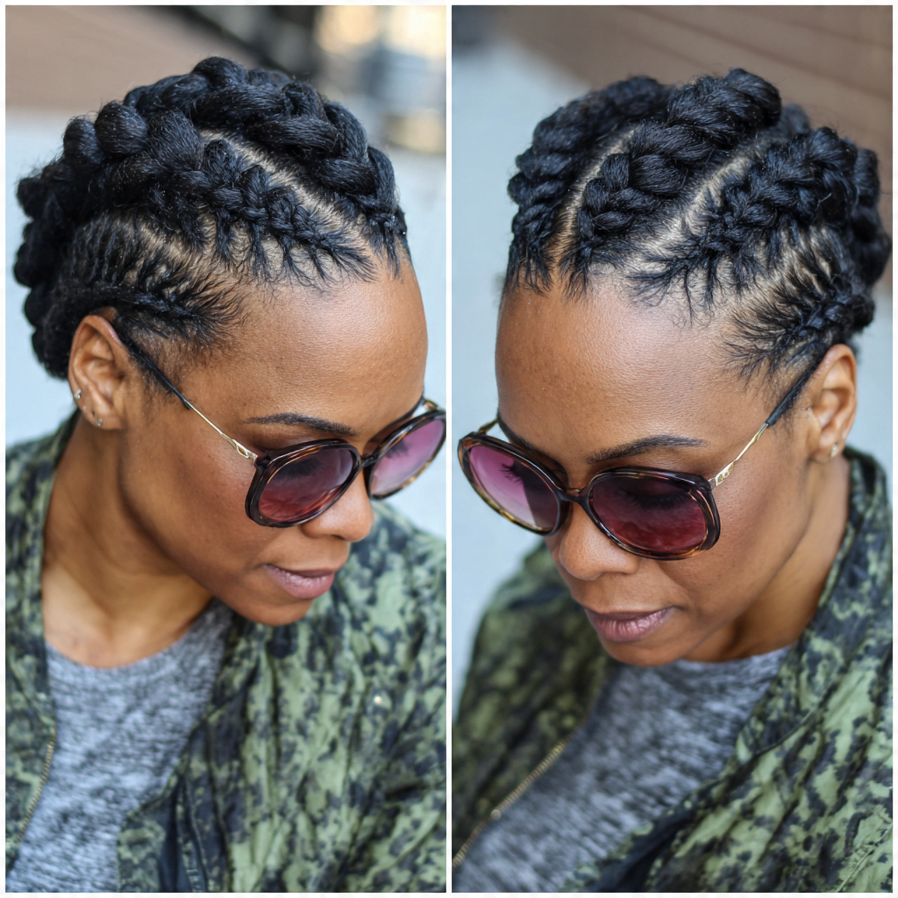 16 Flat Twist Hairstyles That Will Instantly Upgrade Your Look (And Yes, You Can Totally Pull These Off ) 7 zig zag part flat twists