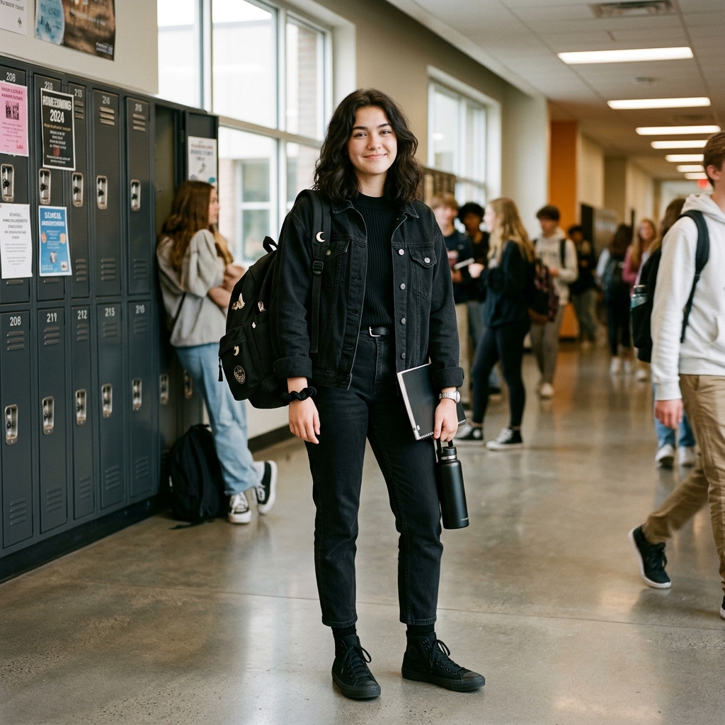 17 School Outfit Ideas So Good You’ll Actually Want to Wake Up Early for Class 14 All Black Everything