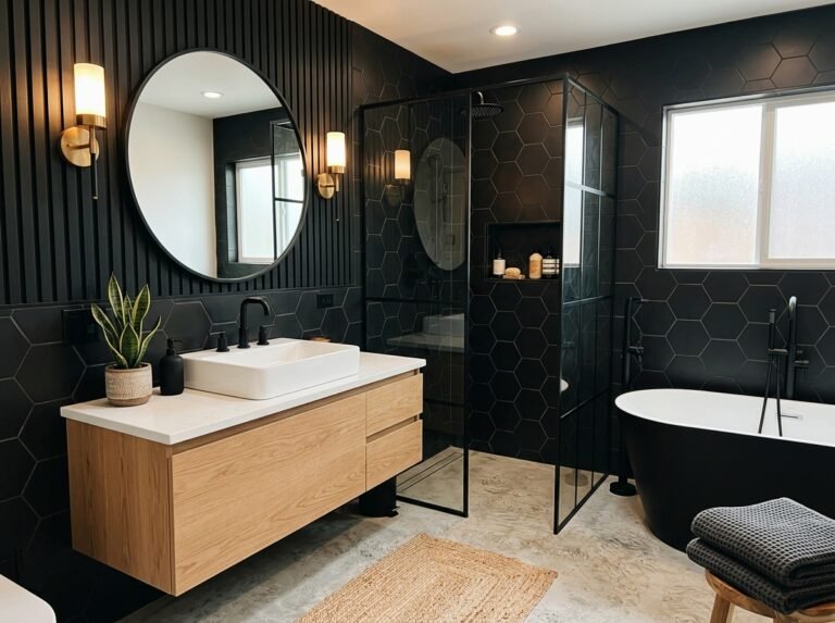 Black Bathroom Ideas