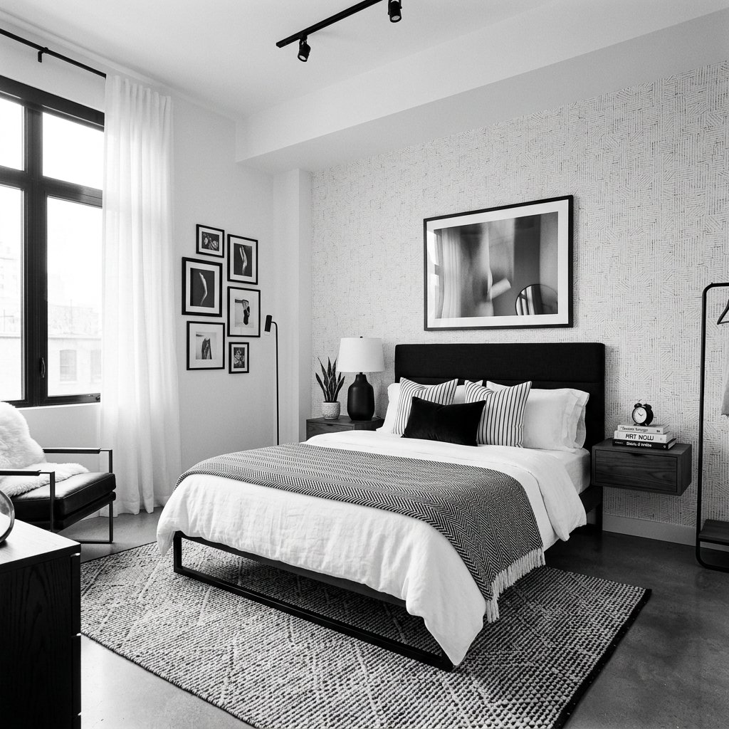 17 Modern Bedroom Ideas That Make Your Space Look Expensive Without Trying Too Hard 9 Black and White Bedrooms That Always Look Chic