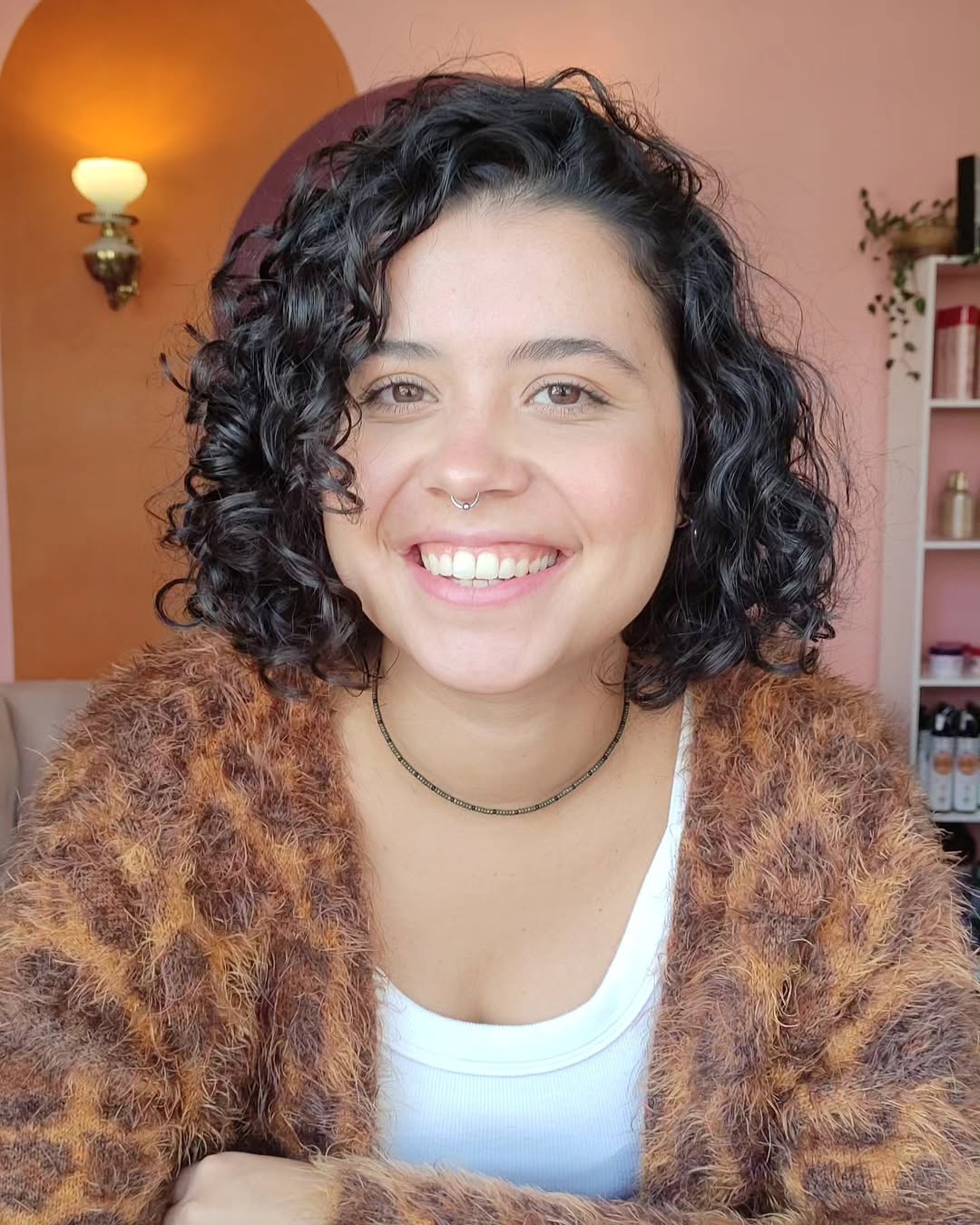 16 Curly Bob Hairstyles That Are Basically Your Hair’s Main Character Era 13 Blunt Curly Bob