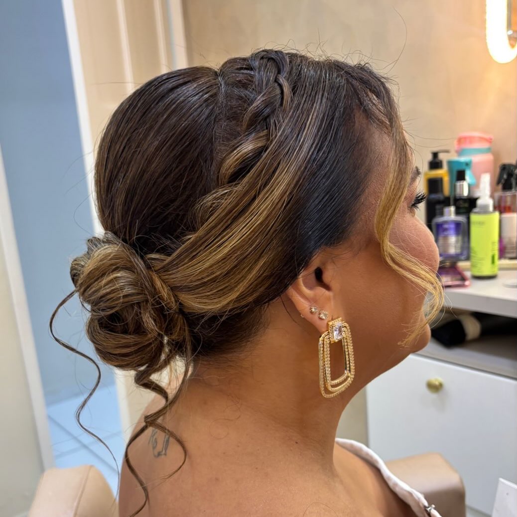 15 Curly Updo Hairstyles That Will Instantly Elevate Your Look (No Salon Required) 5 Braided Crown Updo