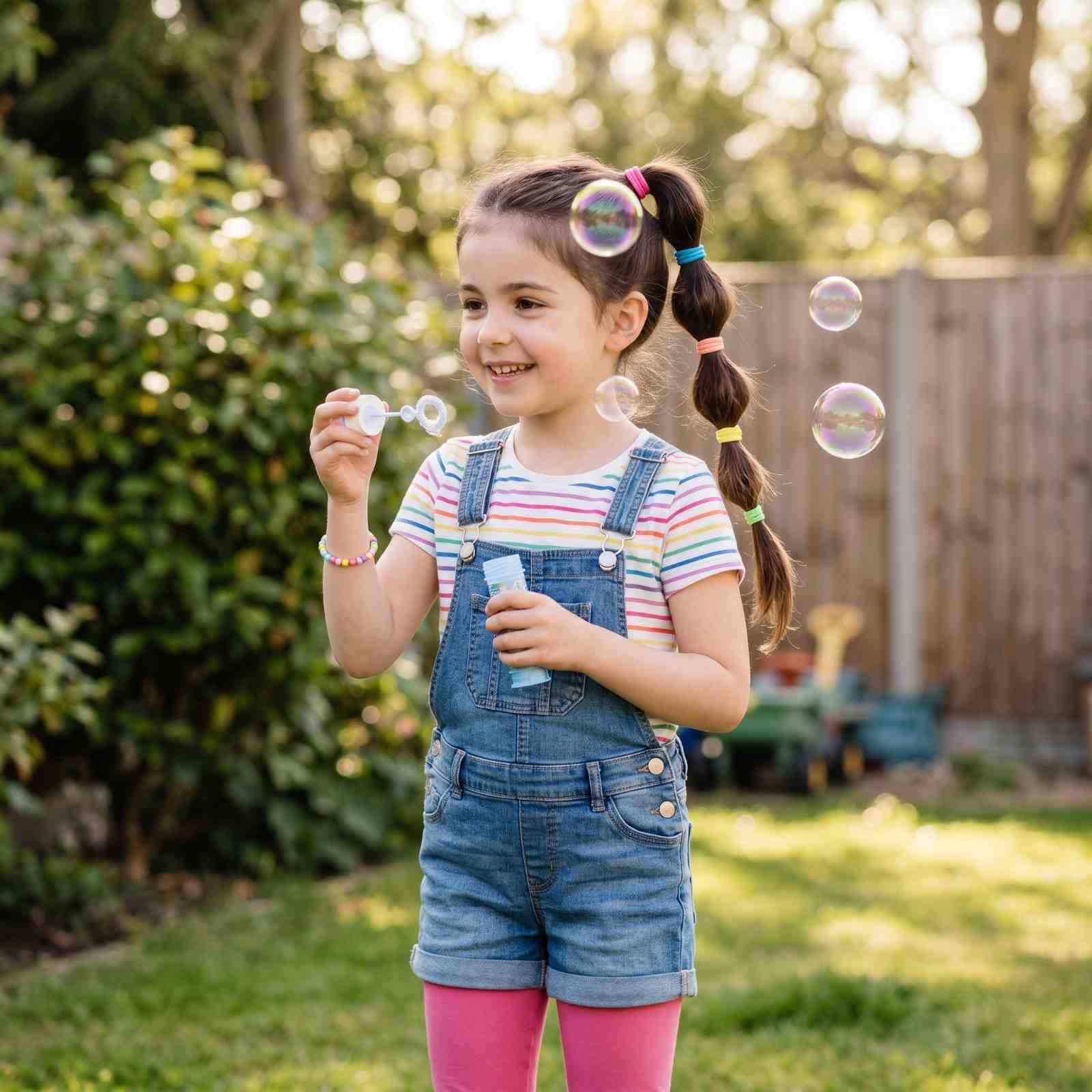 16 Kid Hairstyle Ideas That Are Cute, Easy & Totally Playground-Approved 8 Bubble Ponytail