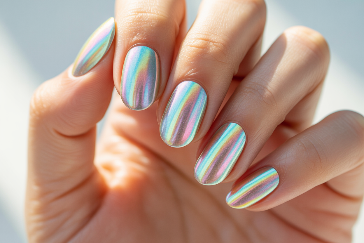 Chrome Summer Nails