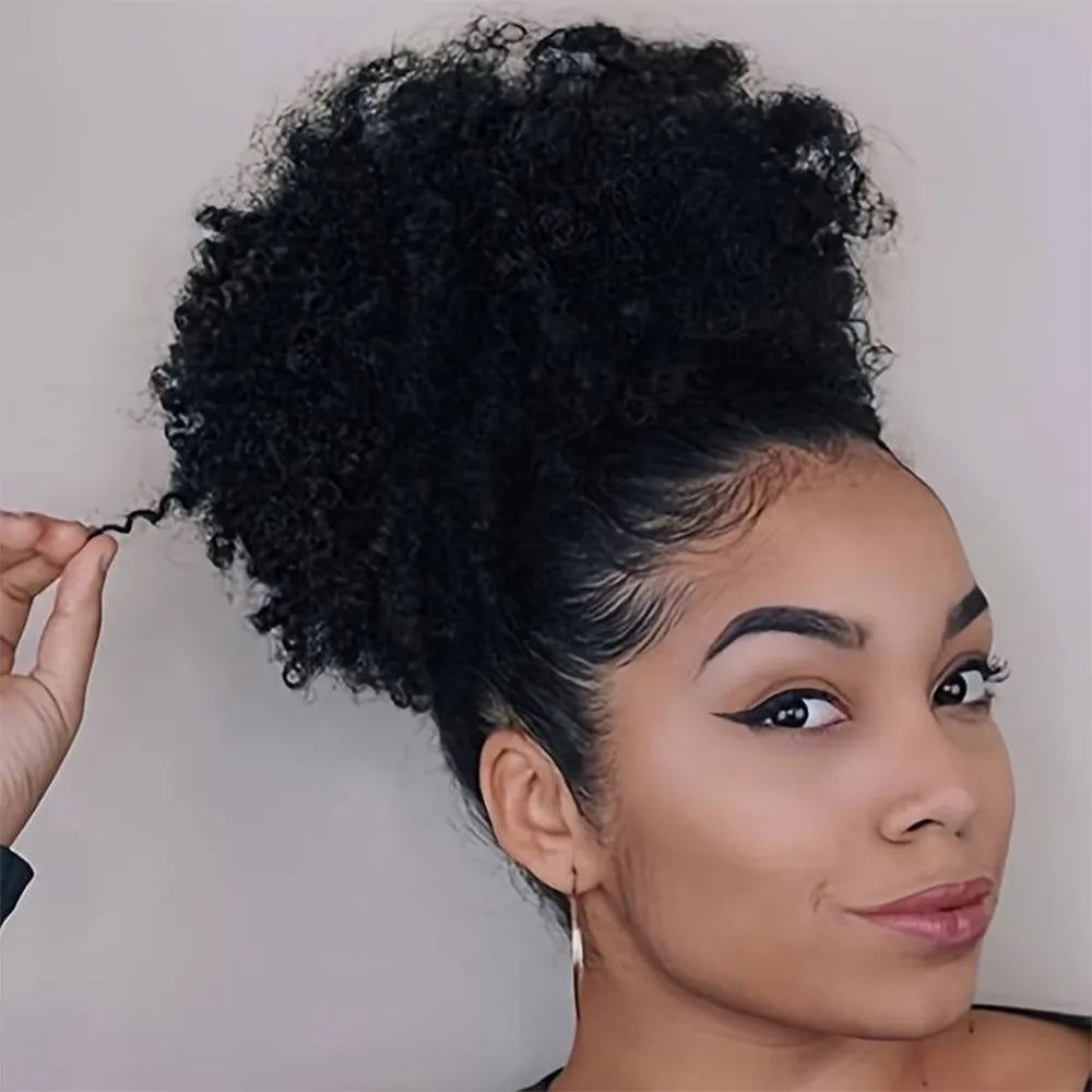 15 Curly Hairstyles for School That Will Make You Want to Ditch the Snooze Button 2 Classic High Puff