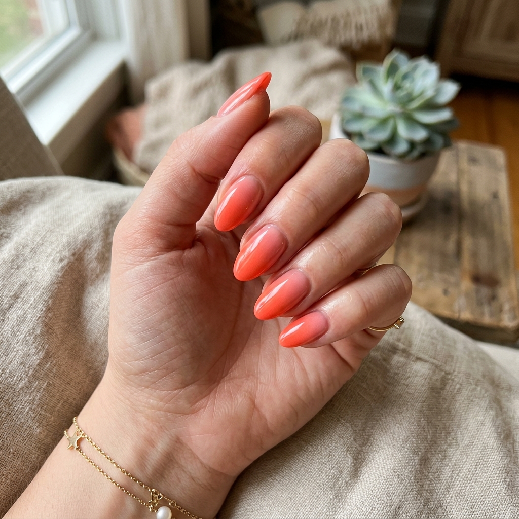 17 Summer Ombre Nails That Are Giving Main Character Energy All Season 9 Coral Crush Ombre