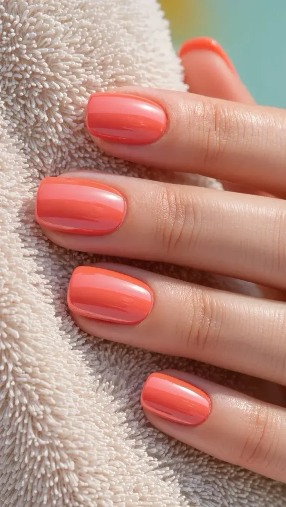 15 Shellac Nail Summer: Two Weeks of Perfect 5 Coral Crush Shellac