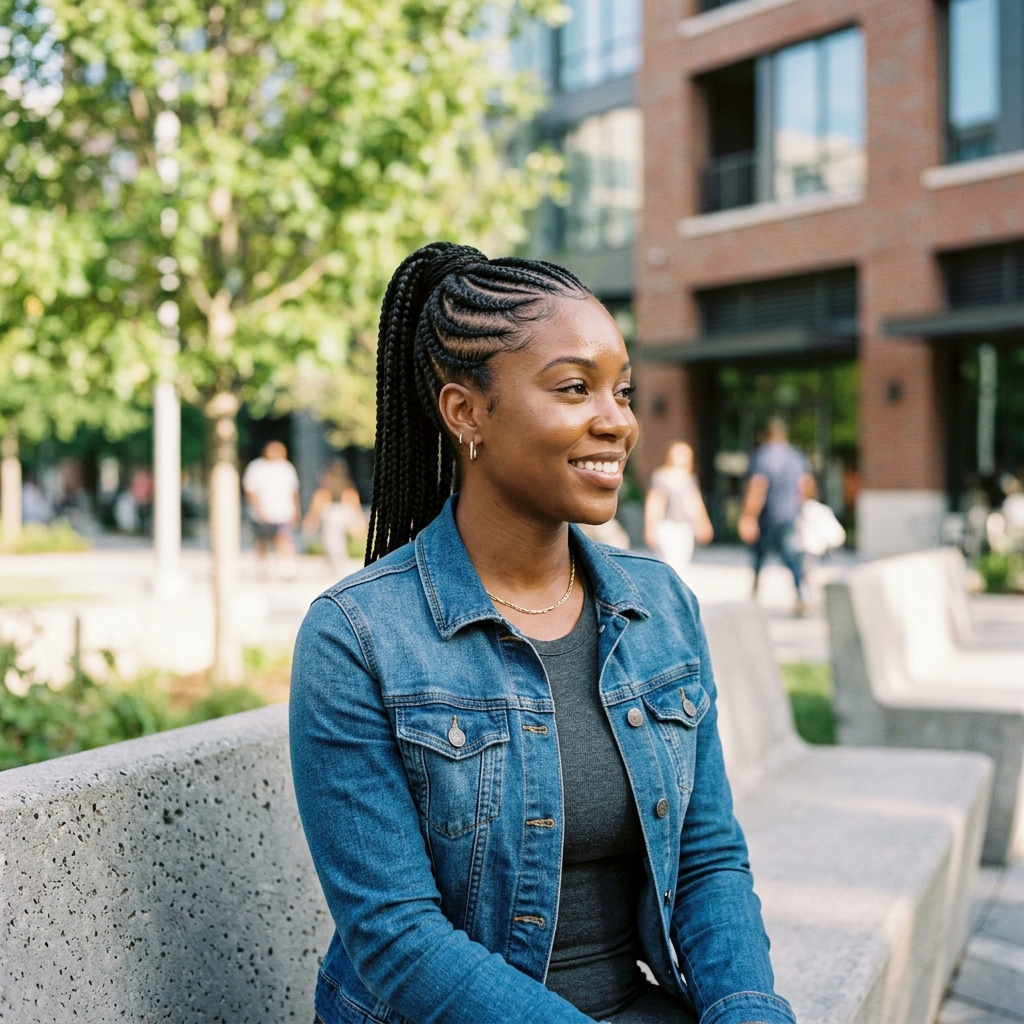 14 Braid Hairstyle ideas That Instantly Upgrade Your Look (Yes, Even on Lazy Hair Days) 13 Cornrow-Inspired Sleek Braids