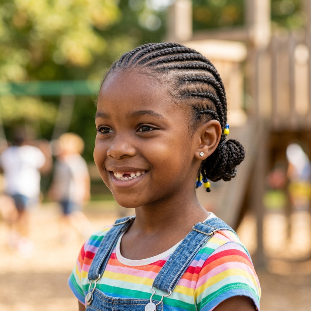16 Kid Hairstyle Ideas That Are Cute, Easy & Totally Playground-Approved 14 Cornrows