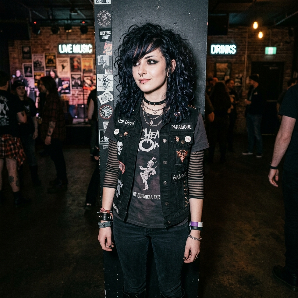 15 Emo Hairstyle Ideas That Are Giving Main Character Energy in 2026 14 Curly Emo Hairstyle