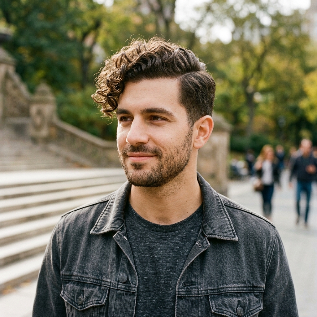16 Curly Hairstyles for Men That Are Seriously Turning Heads Right Now (And Yes, You Can Pull Them Off) 15 Curly Side Part