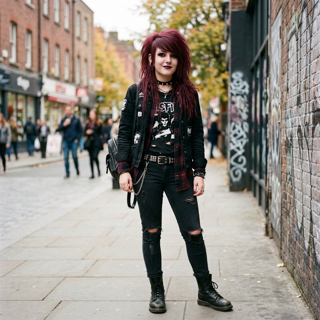 15 Emo Hairstyle Ideas That Are Giving Main Character Energy in 2026 15 Dark Cherry Emo Hair
