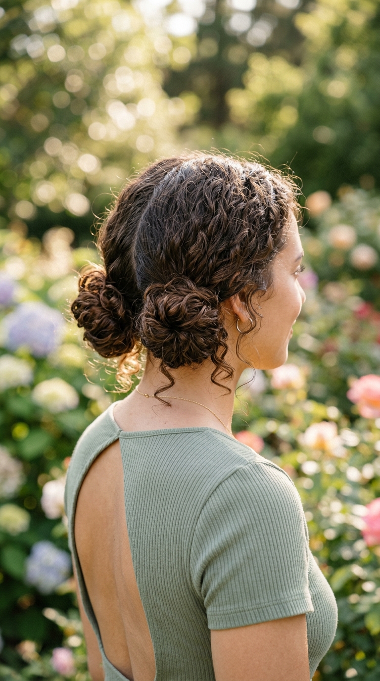 15 Curly Bun Hairstyles That Instantly Upgrade Your Look (No Effort, All Style) 15 Double Low Curly Buns